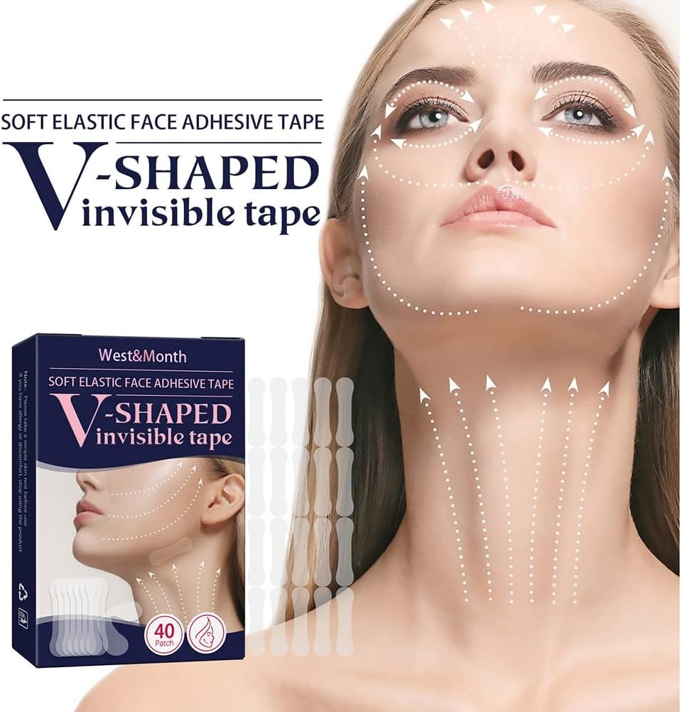 Invisible Face Lifter Tape✨Has a delicate V face